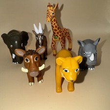 Safari Animals 2006 Lot of 6 Mattel Viacom