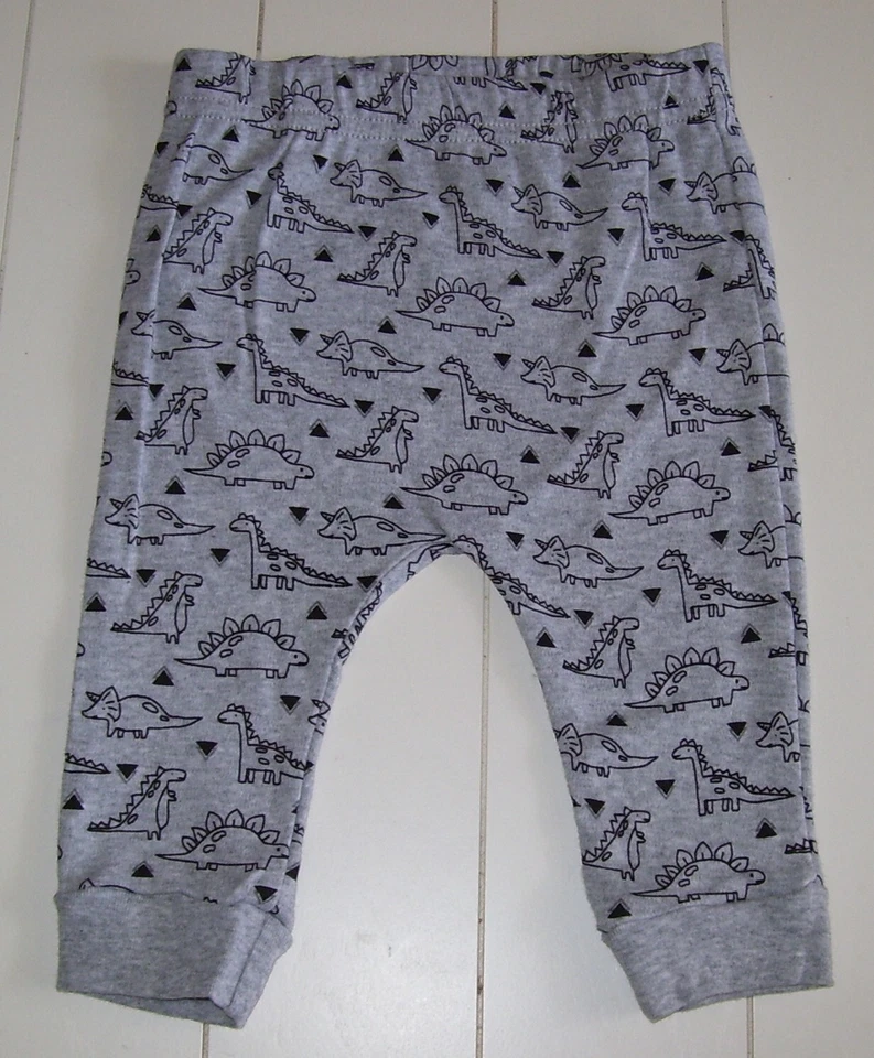 Niños Bebé Beso 3 Piezas Dinosaurio LS Body Pantalones Sombrero Layette Conjunto 6-9M Foto 3 de 4