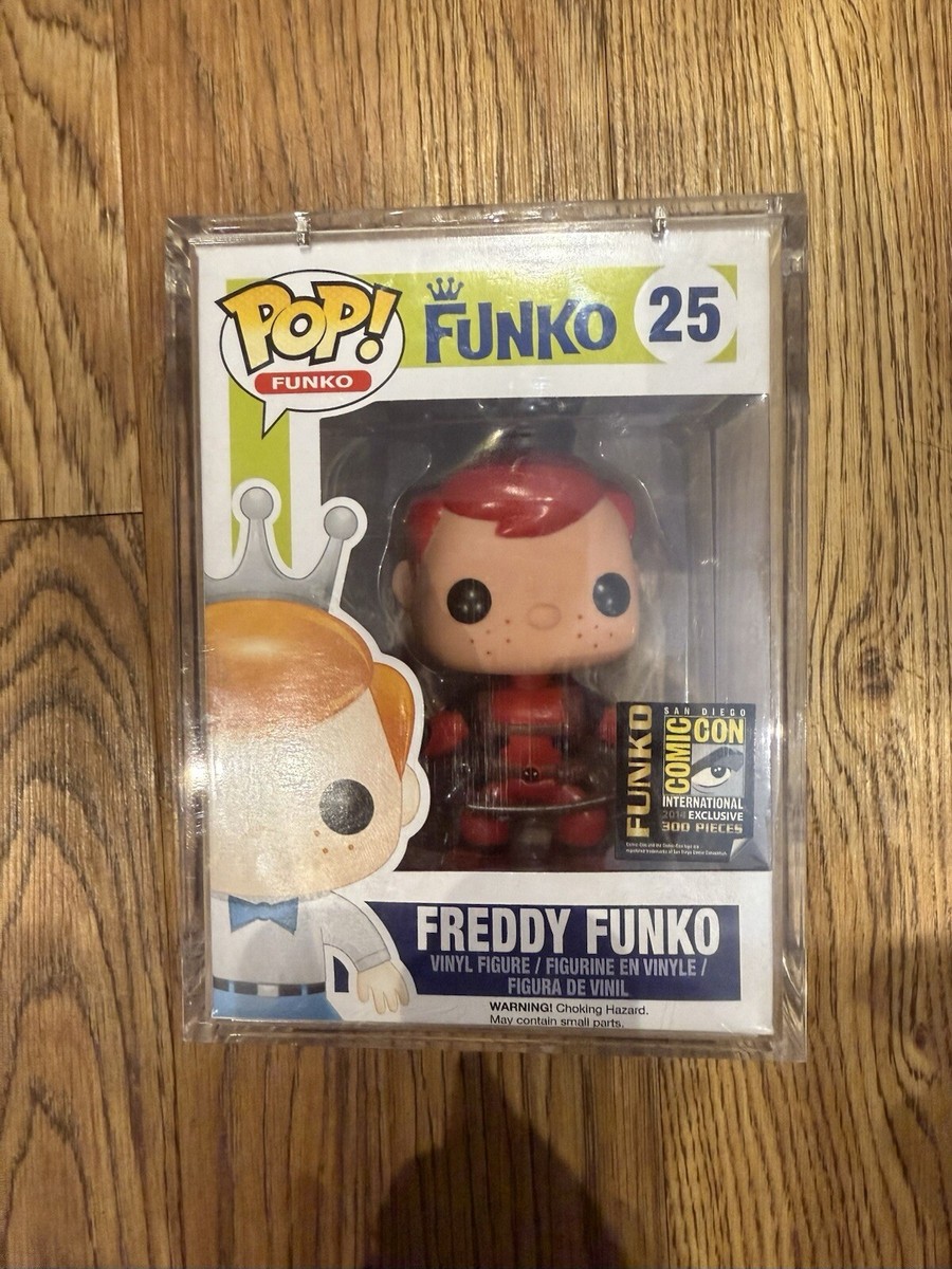 Funko POP! Freddy Funko DEADPOOL #25 SDCC LE 300 Super Condition