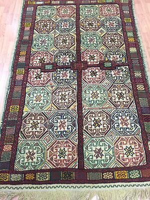 4'2'' x 6'7'' New Turkish Tribal Kilim (Kelim) Oriental Rug - Hand Made 100% Wool