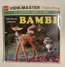 View-Master - BAMBI - B400 - 3 Reel Set  Booklet V8 