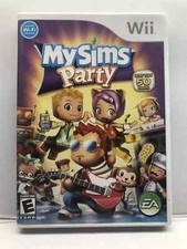 Nintendo Wii - MySims Party - My Sims - Complete w/ Manual - Tested Working