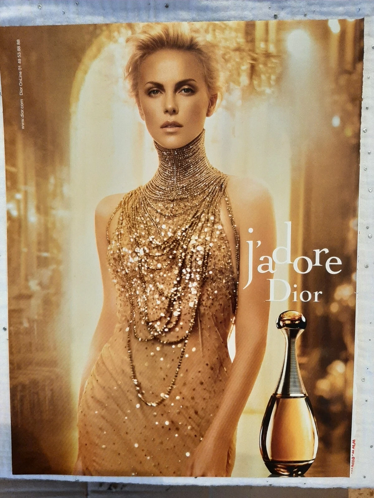 Publicité papier Parfum. Perfume Ad C. Dior J'adore de 2011