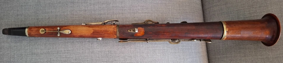 Taragot histórico de madera de arce húngaro Bb de 10 llaves de la década de 1870 Foto 2 de 4