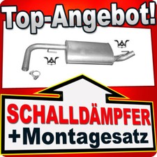 Mittelschalldämpfer für Nissan Pathfinder III 2.5 D 171 174PS ab 2005 Auspuff