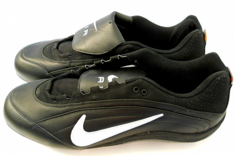 New Nike Black Baseball Shoes Sz 16 Air Zoom Mens Metal Plastic Cleats eBay
