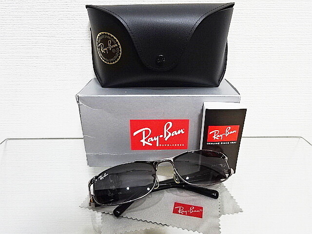 Ray-Ban レイバン サングラス RB3396 004/8G 60-17 Ray-Ban RB3396 004/8G 60mm 17 Gunmetal Black Gradient Lens