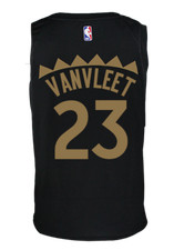 Toronto Raptors Fred VanVleet Hardwood City Edition Black NBA Swingman Jersey