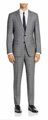 HUGO BOSS Lanificio Tesse Biella Textured Wool Suit Jacket HUGO BOSS Lanificio Tesse Biella Textured Wool Suit Jacket