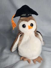 Vintage Beanie Babies Wise The Owl Toy - FBA_41879 Class Of '98