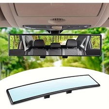 1pc Car Universal Clip-type Rearview Mirror - Curved Wide-angle, Enhance Safety