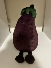 Jellycat Amuseable Aubergine/Eggplant. 12 Inch. Retired Vegetable. NWOT