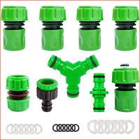 Garten Schlauchkupplung 3/4 Zoll 9 StüCk Schlauchanschluss Set Y-Verteiler 2In1