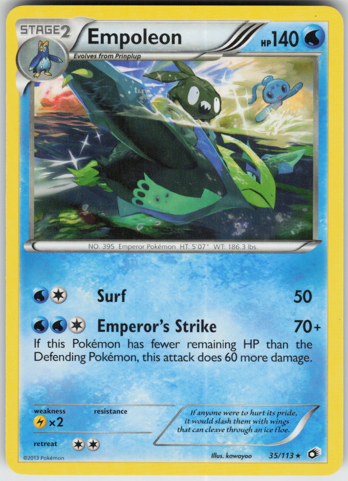 Empoleon 35/113 Rare NM Regular - Legendary Treasures