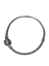 PANDORA MOMENTS 925 STERLING SILVER SNAKE CHAIN BRACELET BARREL CLASP 7.5" ALE