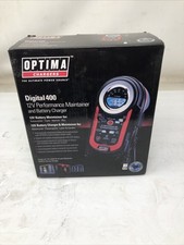 Optima 150-40000 Digital 400 12v Battery Charger Maintainer 4 Amp Charging
