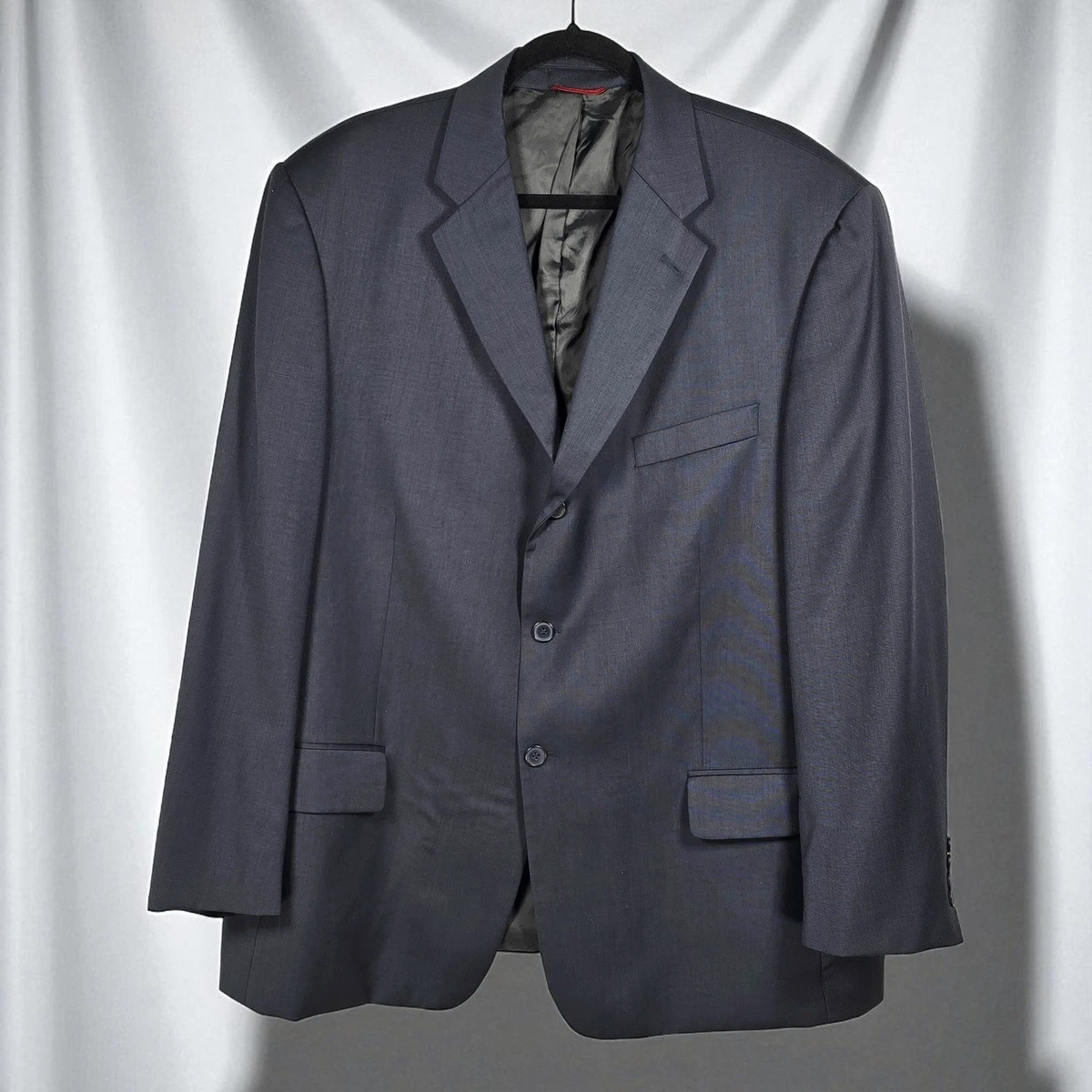 Gilet Pierre Cardin - Laine/acrylique, Bleu, Taille XL/52, Occasion Très Bon état, Fabriqué En Italie