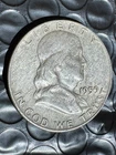 1959-D Franklin Half Dollar 50C - Very Fine Details D/D Error?