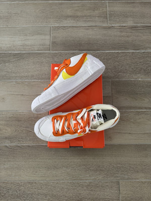 Size 10.5 - Nike sacai x Blazer Low Magma Orange