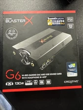 New Creative Labs Sound Blaster G6 Black SB1770 PS4 / Xbox One / Nintendo Switch