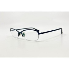 Michael Kors MK149 023 Navy Blue Semi Rimless Eyeglass Frames Women 135mm