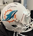 J. Waddle Signed Miami Dolphins Football Helmet Fanatics Authentic