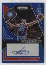 2023-24 Panini Prizm Rookie Signatures Blue 39/49 Azuolas Tubelis Auto 0z8w