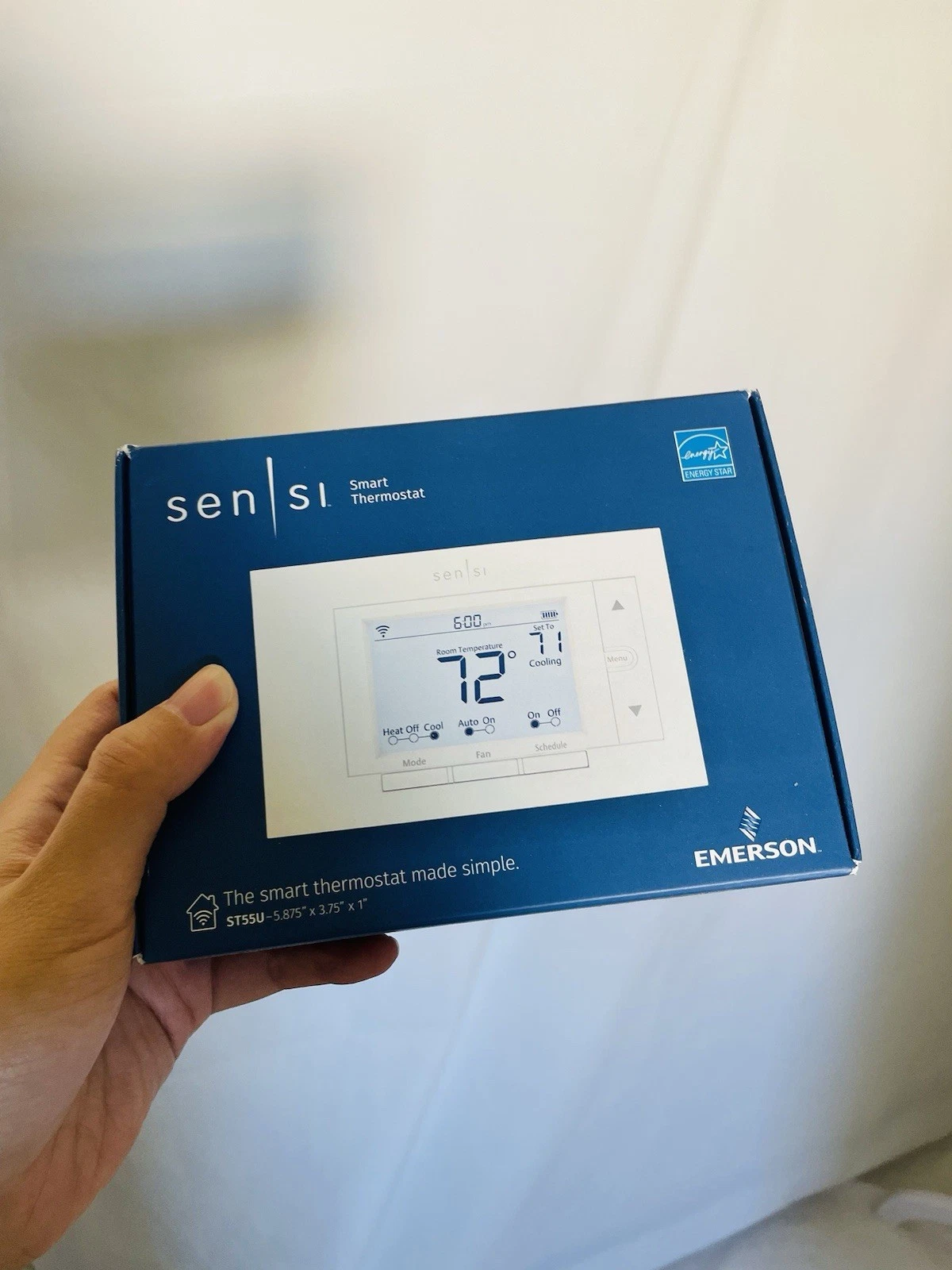 New Sealed Sensi Smart Thermostat, 100 Years Of Expertise, Wi-fi, Data Privacy