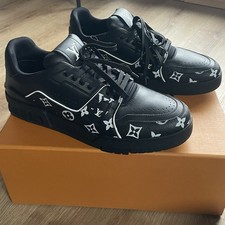 Louis Vuitton LV Trainer Sneaker Schwarz - EU 44 / UK 9,5 - Neu
