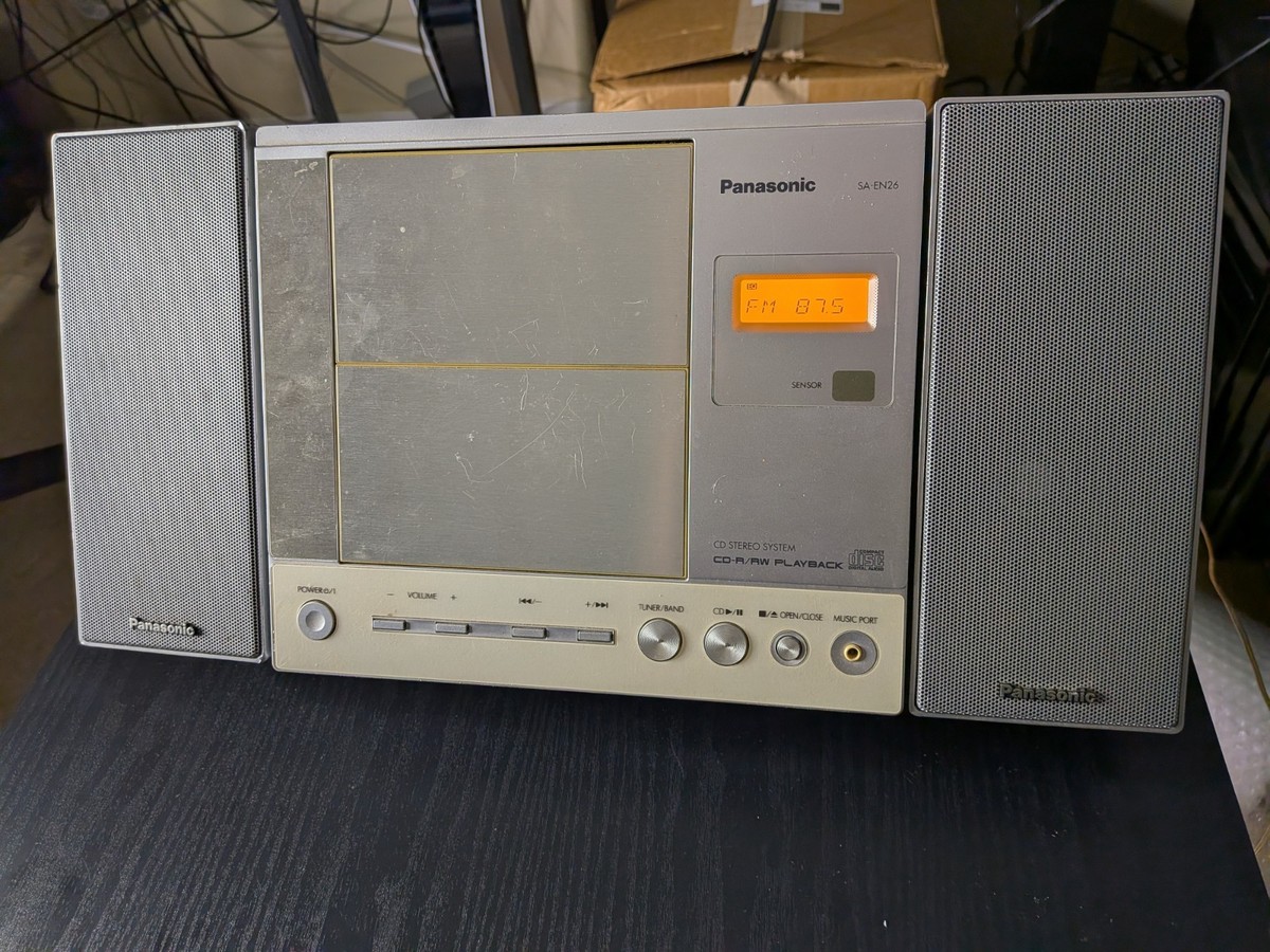 Panasonic SA-EN26 Micro Shelf Stereo CD AM/FM System Tested