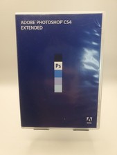 Adobe Photoshop CS4 Extended For Windows Retail Version 2 Disc w/ Serial Number