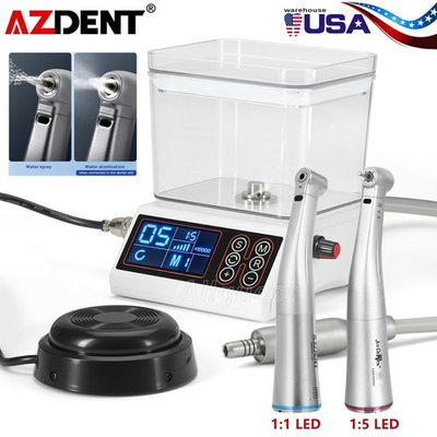 #ad NSK Style Dental Brushless LED Electric Micro Motor 1:5 1:1 LED Handpiece $186.99