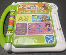 LeapFrog Prep for Preschool Activity Book Used Tested Works No Marker, Clean