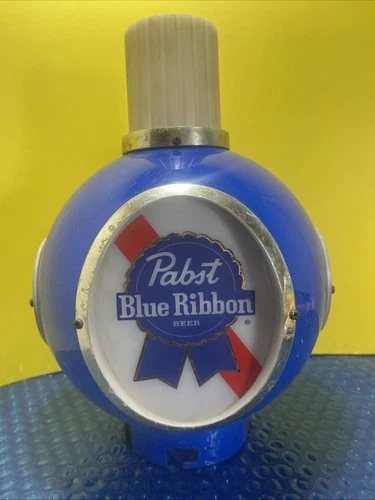 Vtg Pabst Blue Ribbon Beer Wall Mount Globe
