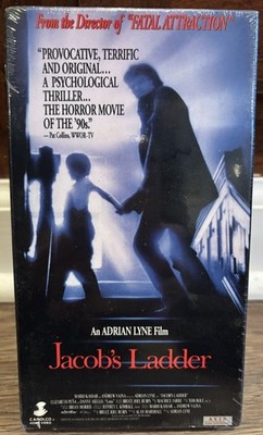 Jacob s Ladder VHS 1990 Horror Thriller Factory Sealed Hi-Fi Tape Tim Robbins