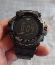 Men's CASIO Digital Watch AE-1500WH w/ New Battery - Works Great dN