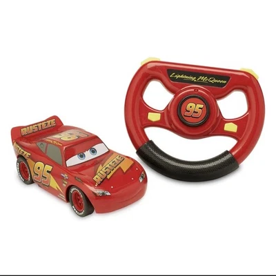 Disney Lightning McQueen Remote Control Car RC Toy Vehicle – Red 15cm - Image 1 of 4
