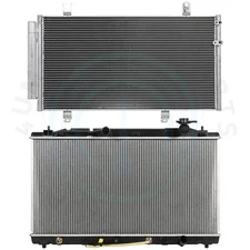 Radiator & AC Condenser Cooling Kit For 2007-2011 Toyota Camry 2005-2012 Avalon