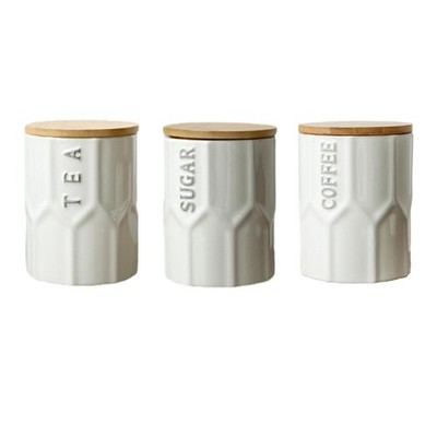 Ceramic Canister Countertop Decor Multi Purpose Organization Sealed Bin Storage