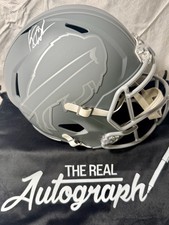 KEON COLEMAN - BILLS - AUTOGRAPH SIGNED - SLATE - SPEED FULL SIZE REP HELMET