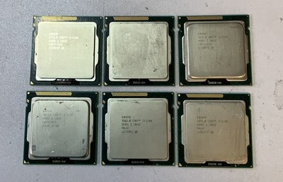 (Lot of 6) Intel Core i3-2100 2nd Gen 2-Core 3.1GHz 3M Cache CPU Processor ''P3E''