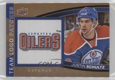 2013-14 Upper Deck Edmonton Oilers Team Logo Justin Schultz #TL-62 Patch 1o3