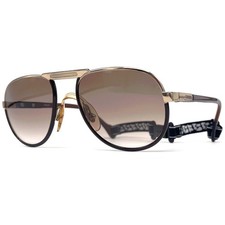 NOS Vintage CARRERA 5511 'SPORT' Sunglasses - Austria 1980s - Gold / Brown