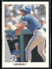 Luis Sojo 1990 Leaf #291 RC Toronto Blue Jays