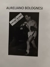 AUTOGRAPH AURELIANO BOLOGNESI GOLD BOXING OLYMPICS HELSINKI 1952 Aut7/393