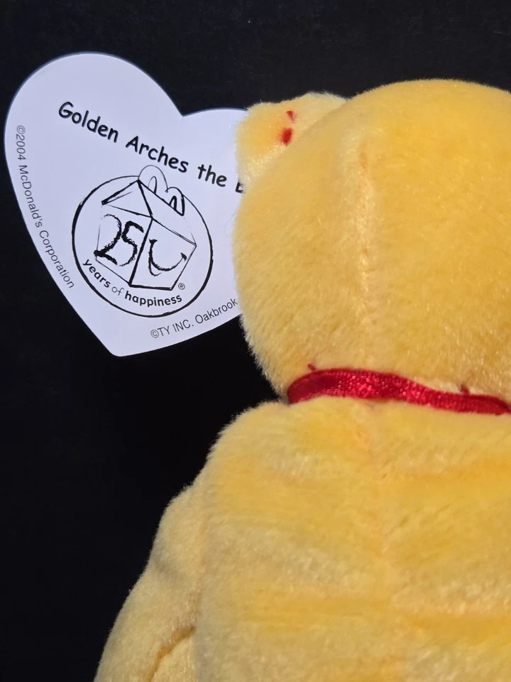 TY Beanie Baby Golden Arches the Bear McDonald's 25th Anniversary - Image 3 of 4