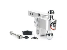 Weigh Safe CTB42KA Aluminum Adjustable Drop Hitch 4" for 2" Receiver