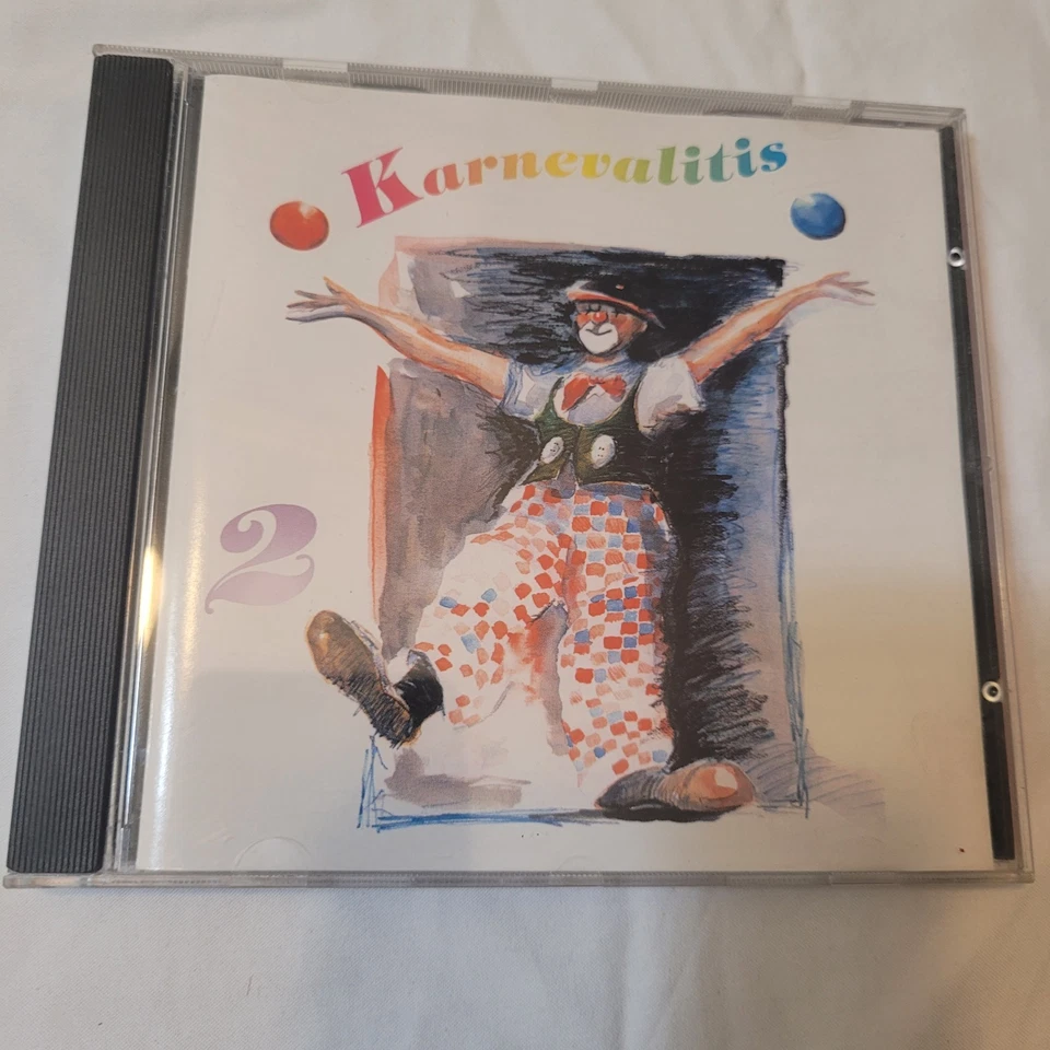 German CD Karnevalitis 2- Music Sampler International Foreign Language Clown Foto 2 de 4