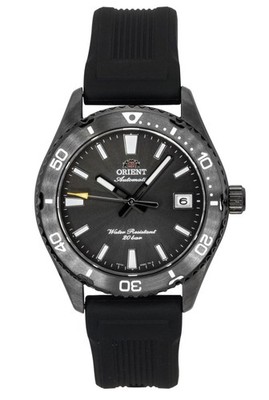 Orient Mak Black Dial Automatic Diver's Silicone 200M Men's Watch RA-AC0Q10N
