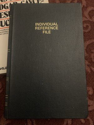 Individual Reference File of Extracts From The Edgar Cayce Readings